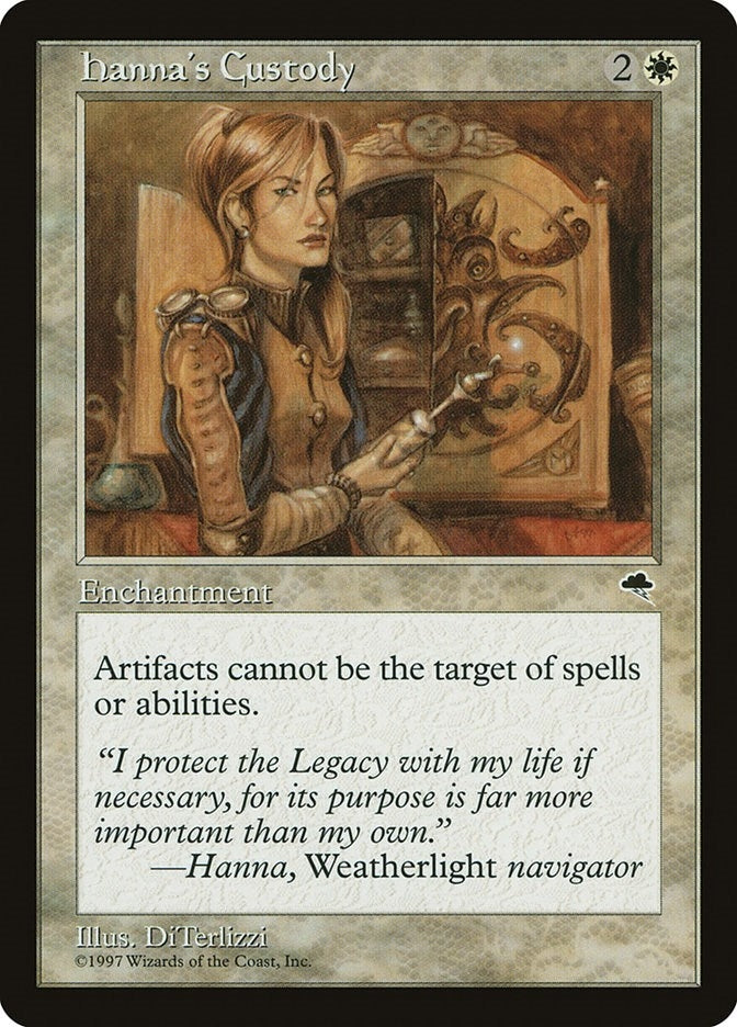 Hanna’s Custody (22) [TMP] - MTG Single