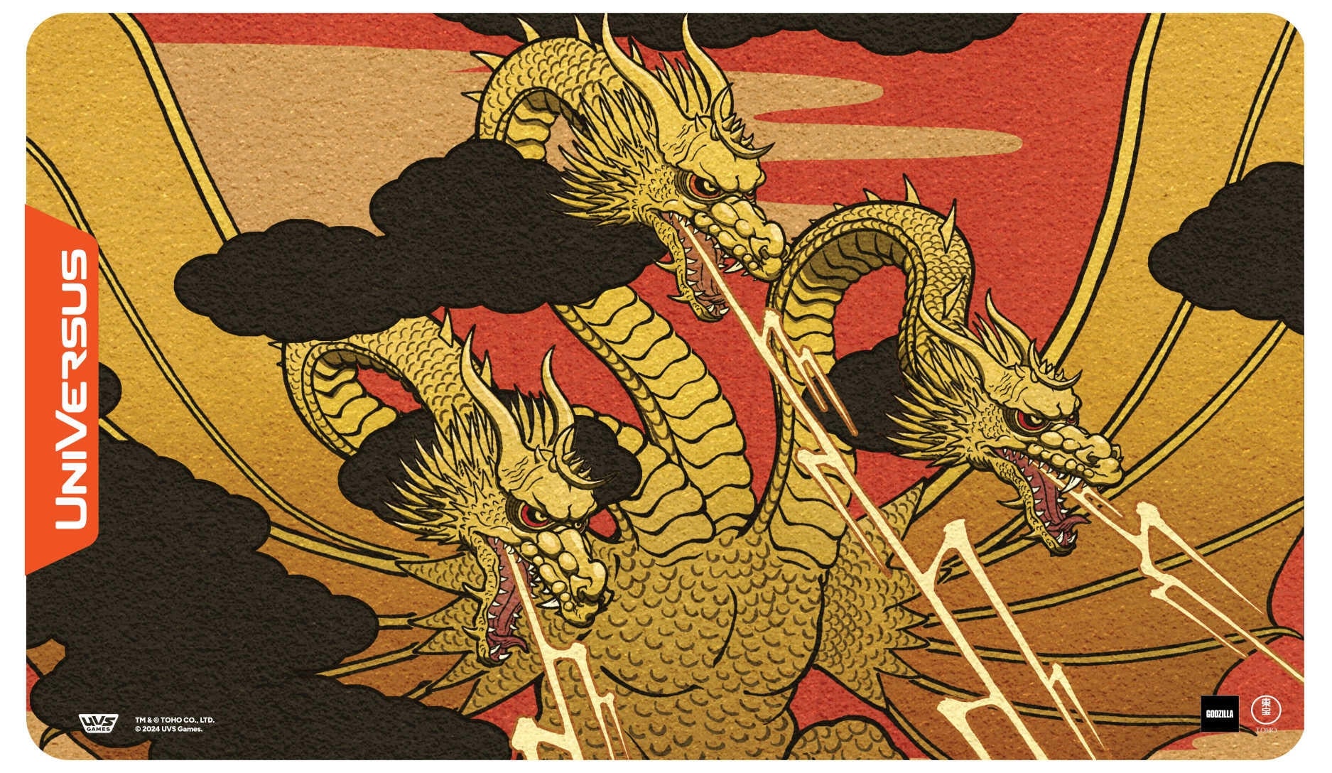 Challenger Series: Godzilla Playmat - King Ghidorah - Playmats Sealed