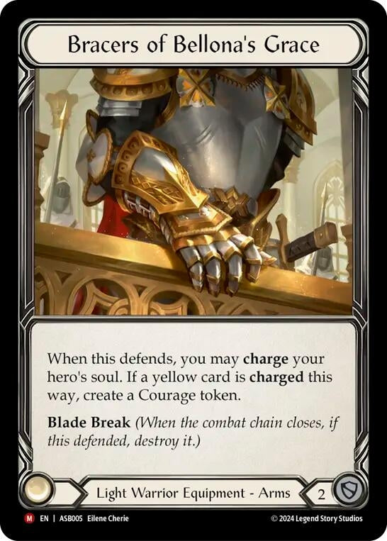 Bracers of Bellona’s Grace (5) - Flesh and Blood TCG Single
