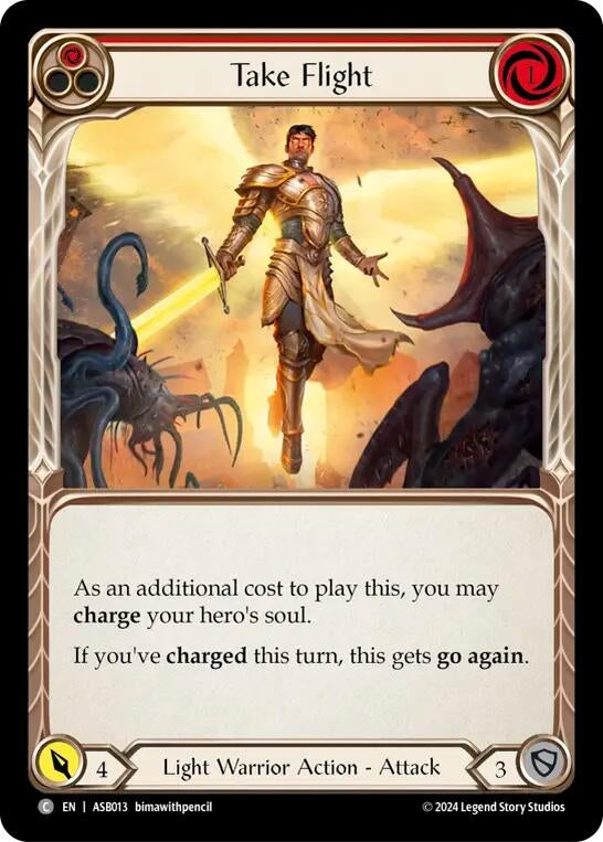 Take Flight (Red) (13) - Flesh and Blood TCG Single