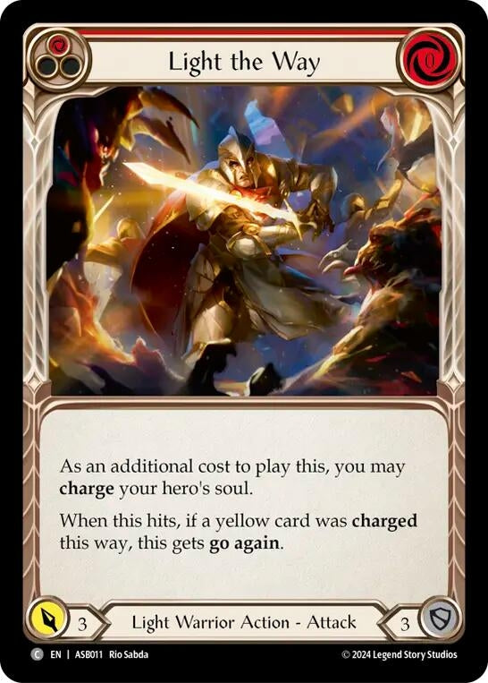 Light the Way (Red) (11) - Flesh and Blood TCG Single