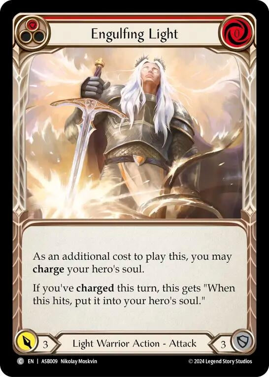 Engulfing Light (Red) (9) - Flesh and Blood TCG Single