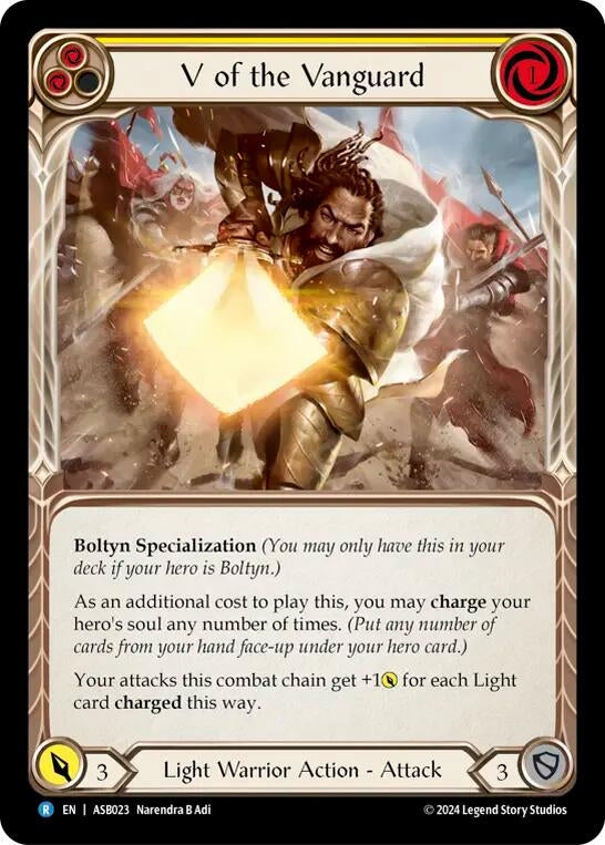 Image for V of the Vanguard (ASB023) - Flesh and Blood TCG