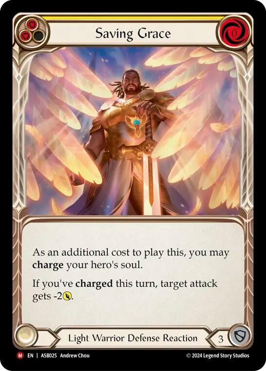 Saving Grace (25) - Flesh and Blood TCG Single