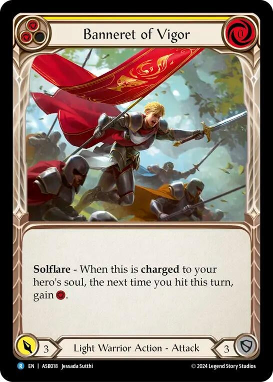 Banneret of Vigor (18) - Flesh and Blood TCG Single