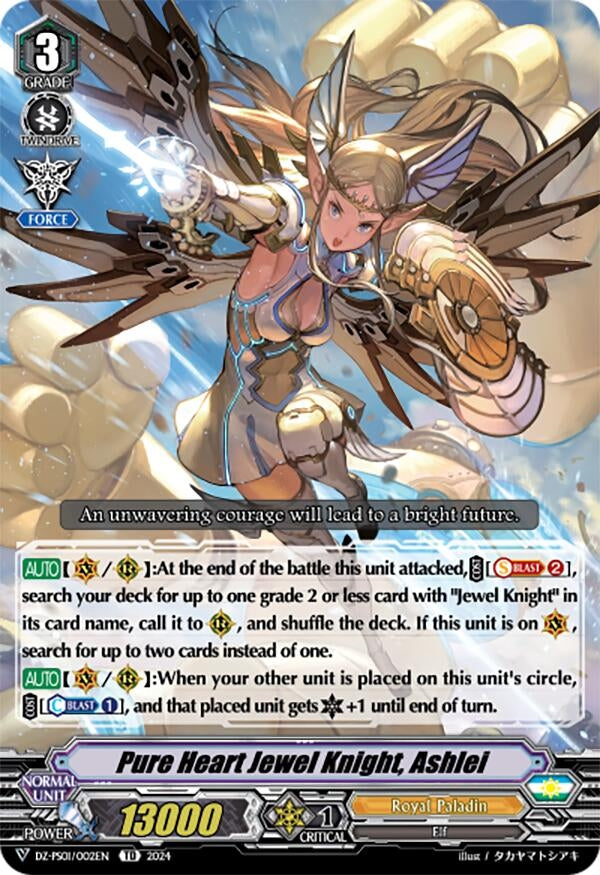 Pure Heart Jewel Knight Ashlei (1002) [DZ-PS01] - Cardfight Vanguard Single
