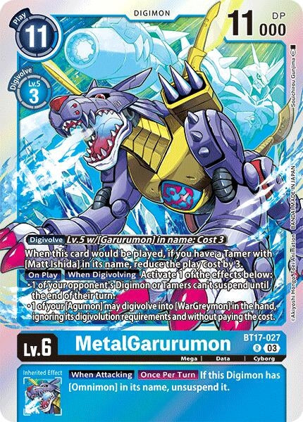 MetalGarurumon (17027) [BT17] - Digimon Card Game Single