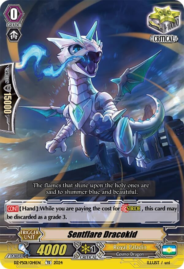 Sentflare Dracokid (1014) [DZ-PS01] - Cardfight Vanguard Single