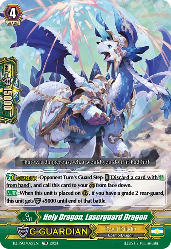 Holy Dragon Laserguard Dragon (1027) [DZ-PS01] - Cardfight Vanguard Single