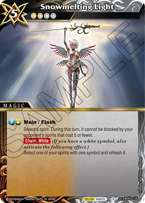 Snowmelting Light (5126) [BSS05] - Battle Spirits Saga Single