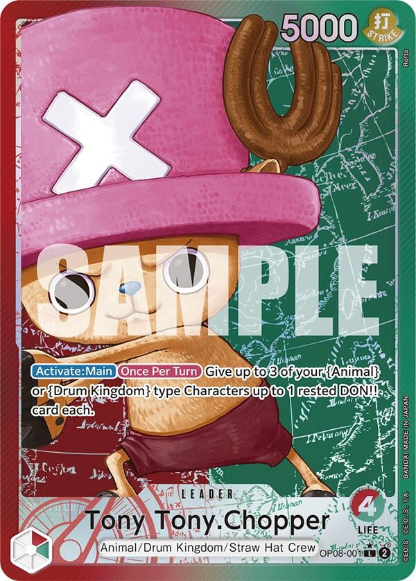 Tony Tony.Chopper (001) (Parallel) (8001) (OP08) - One Piece Card Game Single