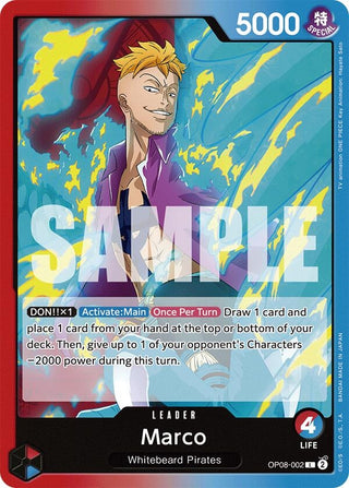 Marco (OP08-002) [Two Legends] - One Piece Single