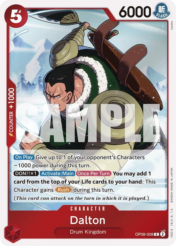 Dalton (8008) (OP08) - One Piece Card Game Single