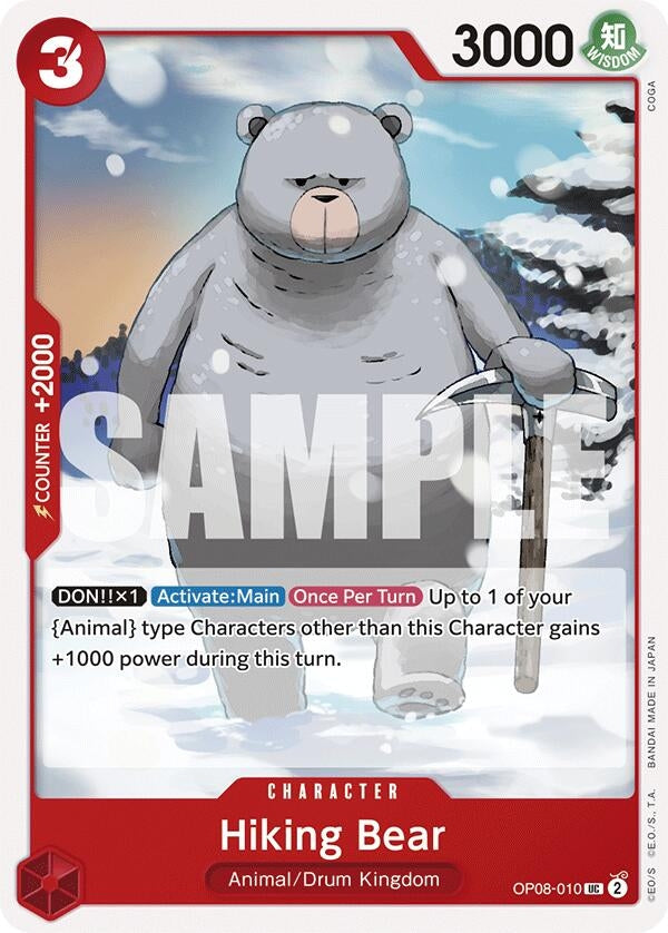 Hiking Bear (8010) (OP08) - One Piece Card Game Single