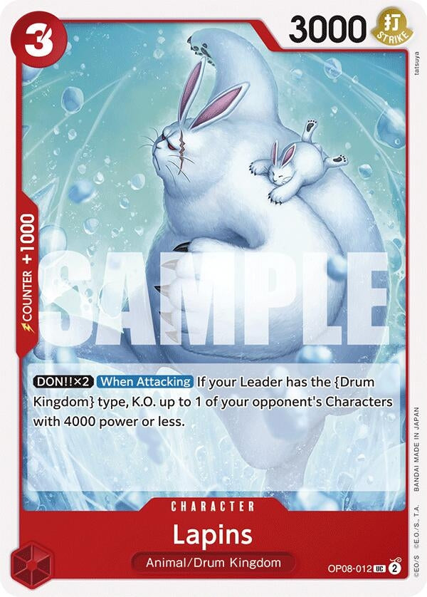 Lapins (8012) (OP08) - One Piece Card Game Single