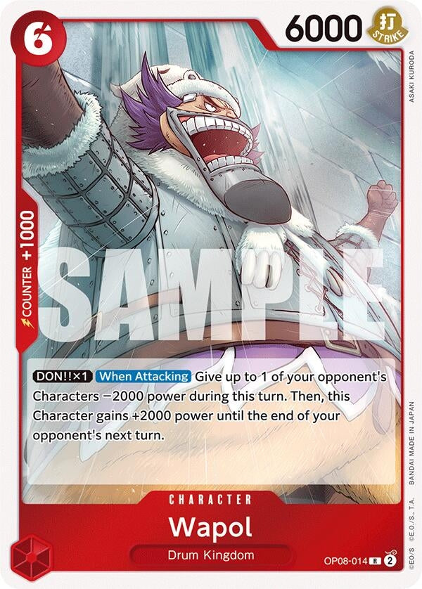 Wapol (8014) (OP08) - One Piece Card Game Single