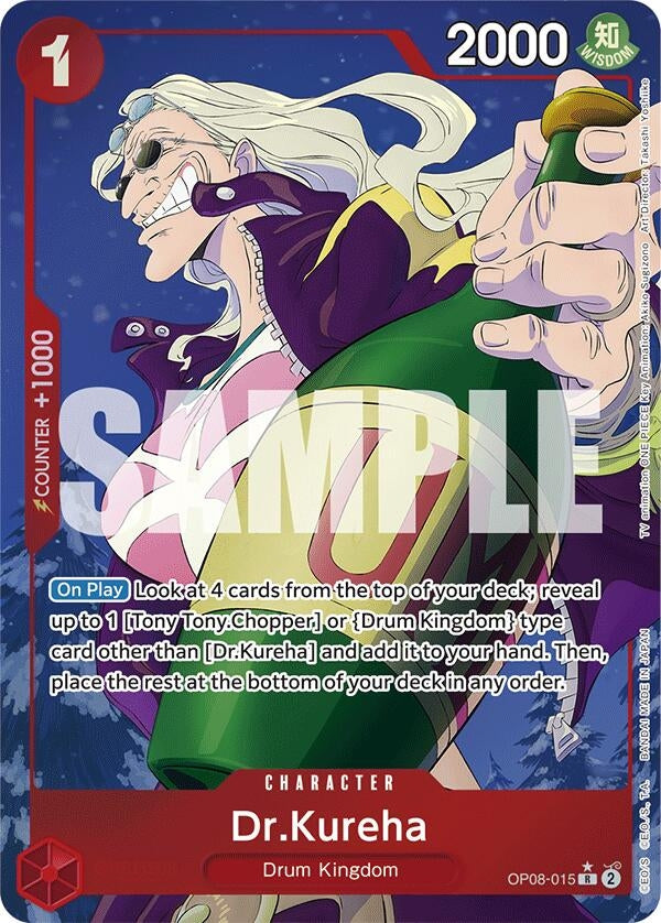 Dr.Kureha (Parallel) (8015) (OP08) - One Piece Card Game Single