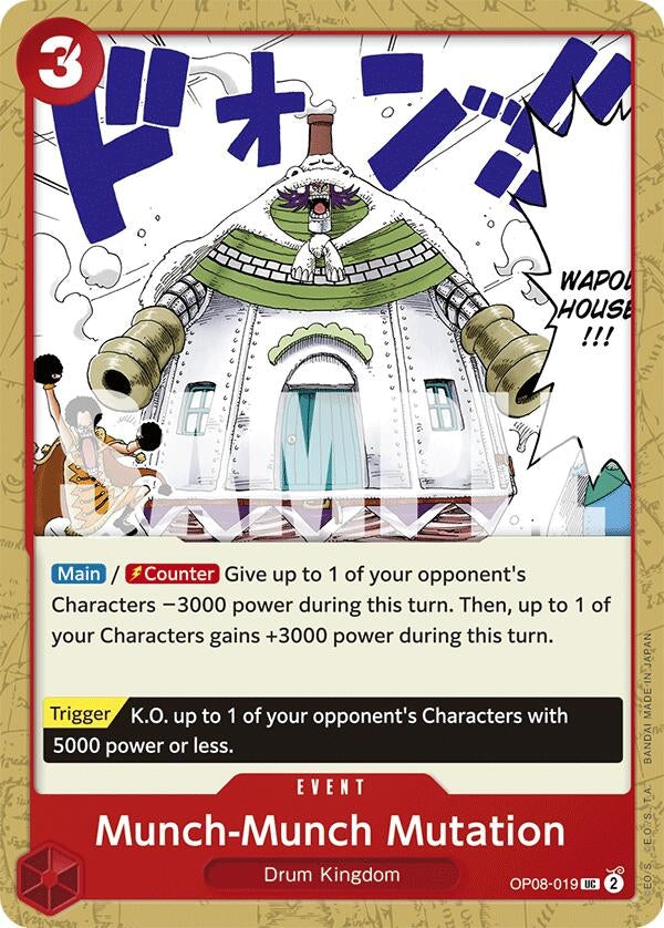 Munch-Munch Mutation (8019) (OP08) - One Piece Card Game Single