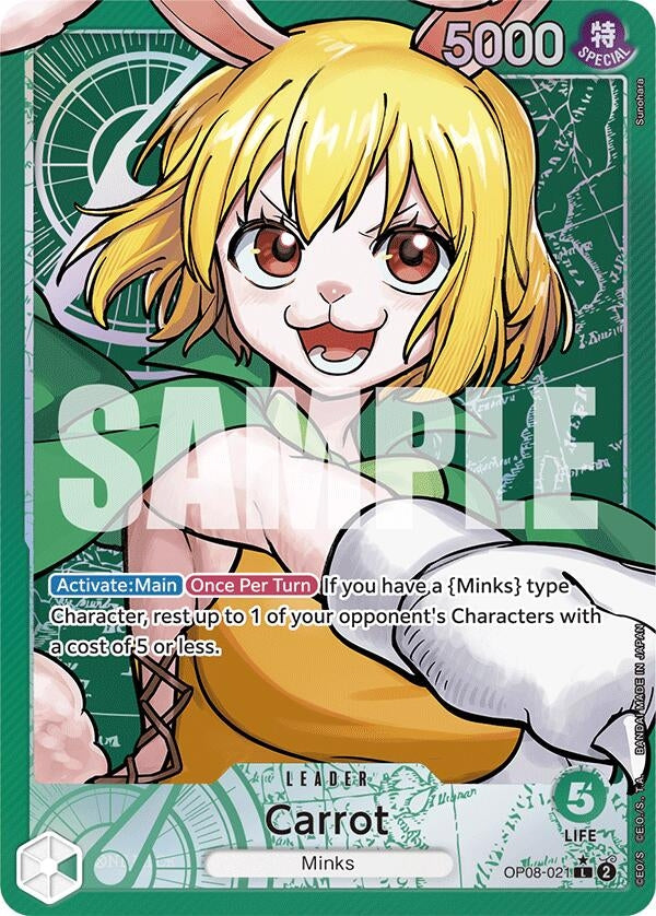 Carrot (021) (Parallel) (8021) (OP08) - One Piece Card Game Single