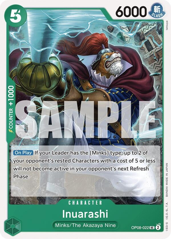 Inuarashi (8022) (OP08) - One Piece Card Game Single