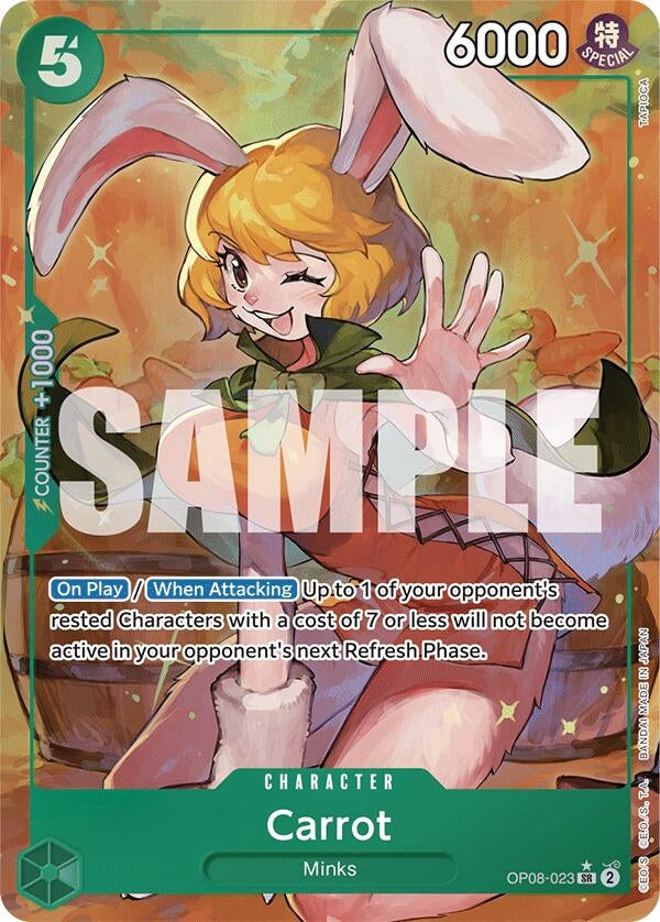 Carrot (023) (Parallel) (8023) (OP08) - One Piece Card Game Single