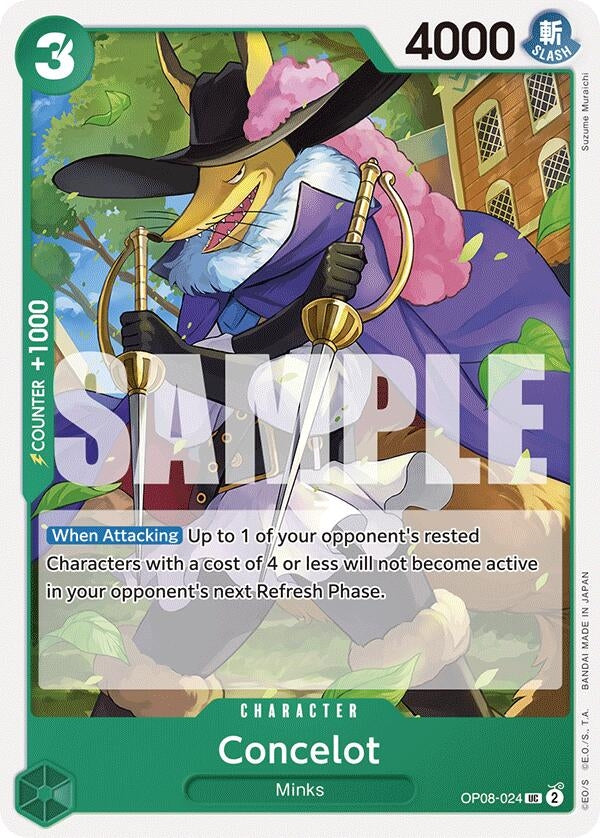 Concelot (8024) (OP08) - One Piece Card Game Single