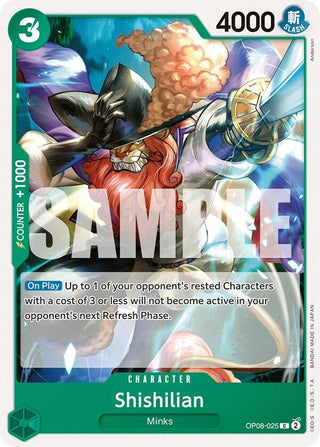 Shishilian (OP08-025) [Two Legends] - One Piece Single