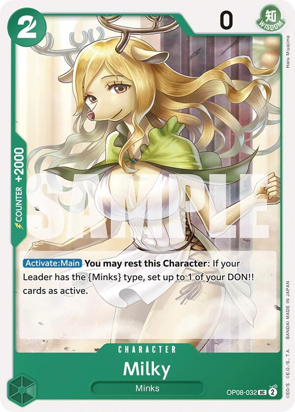 Milky (8032) (OP08) - One Piece Card Game Single