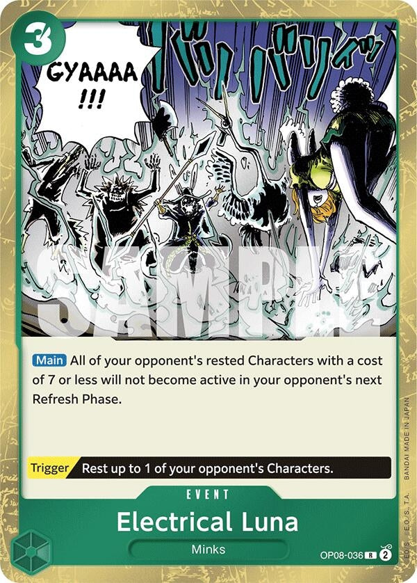 Electrical Luna (8036) (OP08) - One Piece Card Game Single