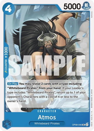 Atmos (8040) (OP08) - One Piece Card Game Single