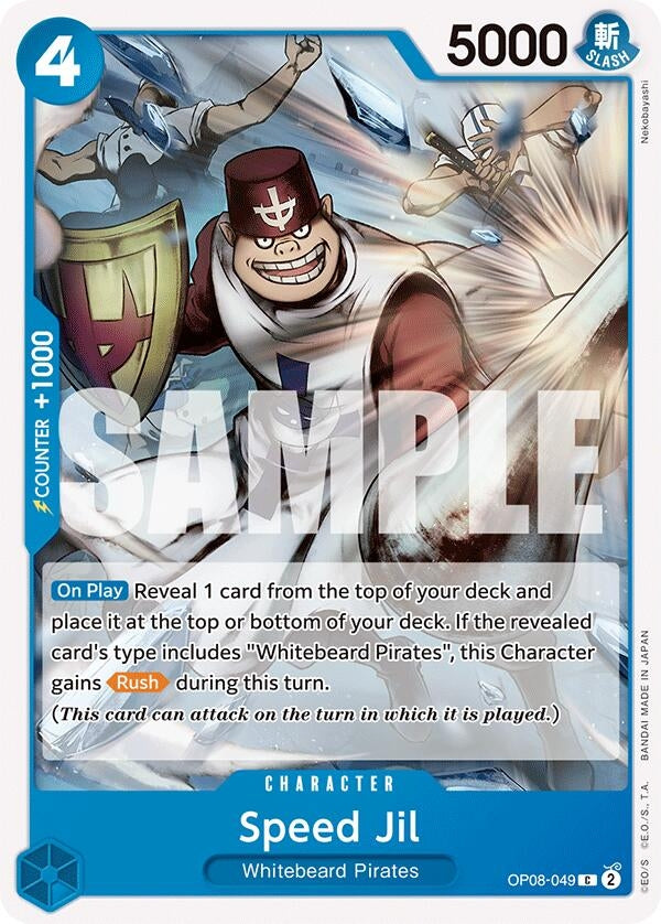 Speed Jil (8049) (OP08) - One Piece Card Game Single