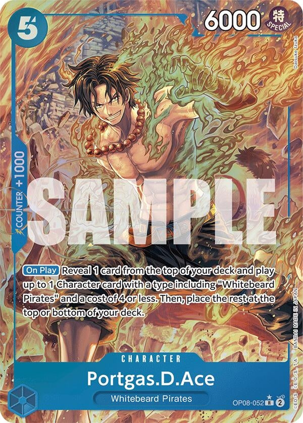 Portgas.D.Ace (Parallel) (8052) (OP08) - One Piece Card Game Single