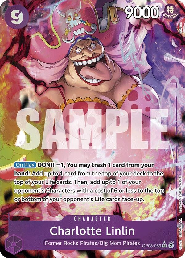 Charlotte Linlin (Parallel) (8069) (OP08) - One Piece Card Game Single