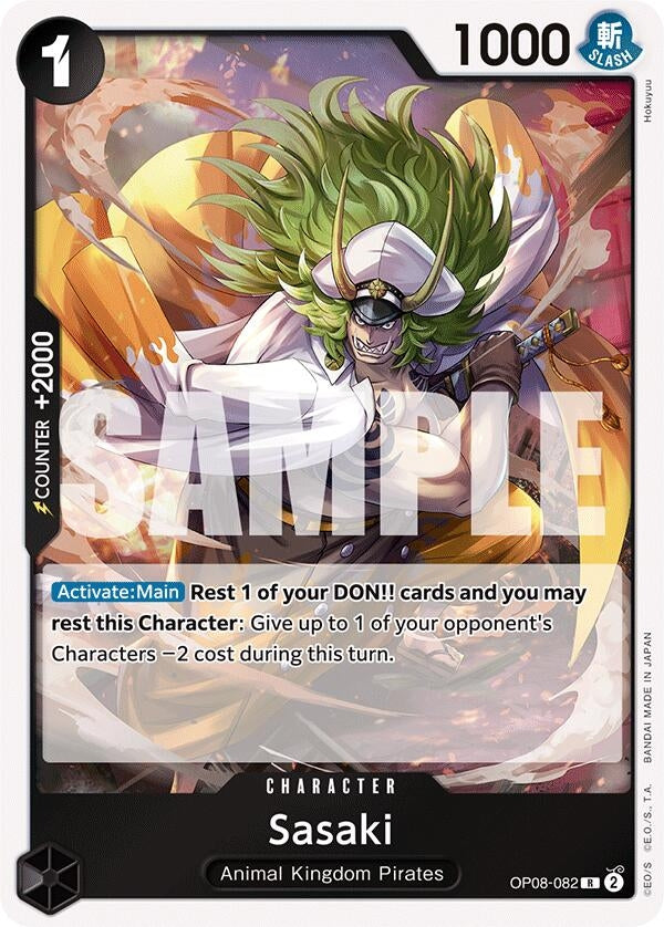 Sasaki (8082) (OP08) - One Piece Card Game Single