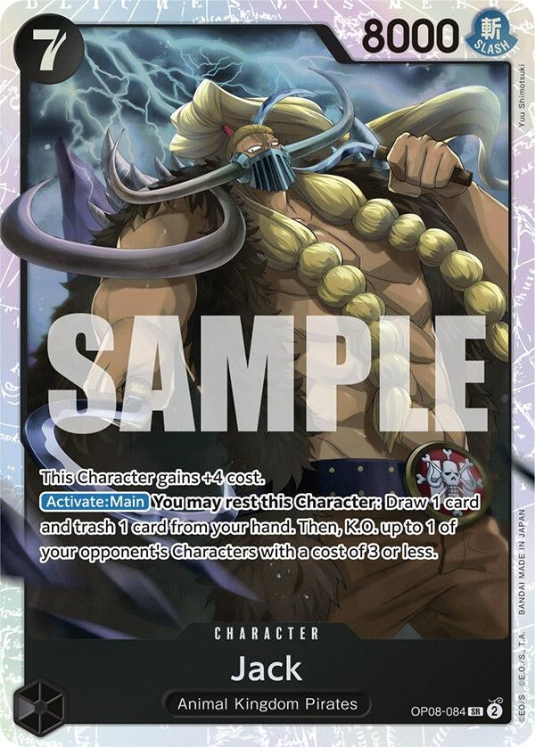 Jack (8084) (OP08) - One Piece Card Game Single