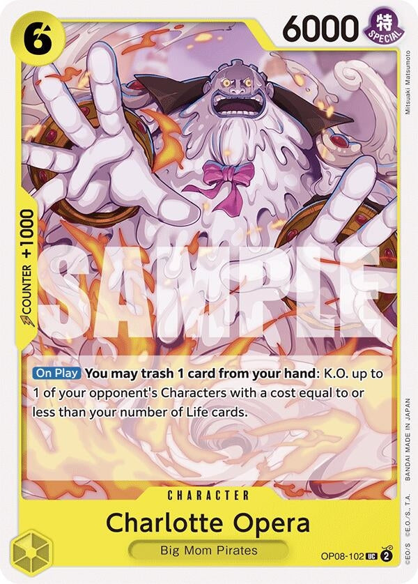 Charlotte Opera (8102) (OP08) - One Piece Card Game Single