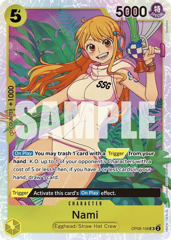 Nami (8106) (OP08) - One Piece Card Game Single