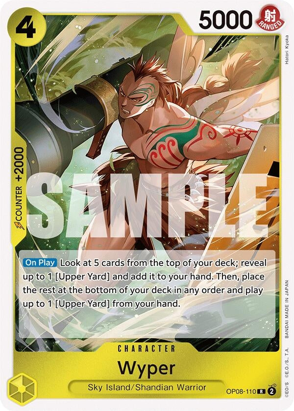 Wyper (8110) (OP08) - One Piece Card Game Single