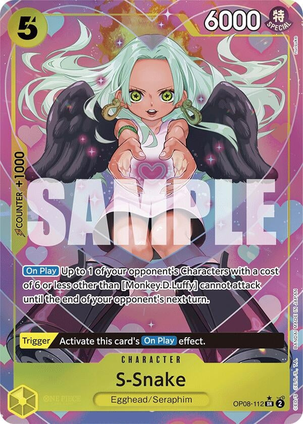 S-Snake (Parallel) (8112) (OP08) - One Piece Card Game Single