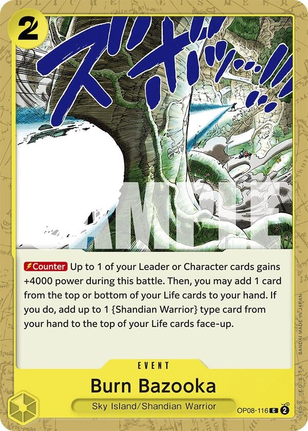 Burn Bazooka (8116) (OP08) - One Piece Card Game Single