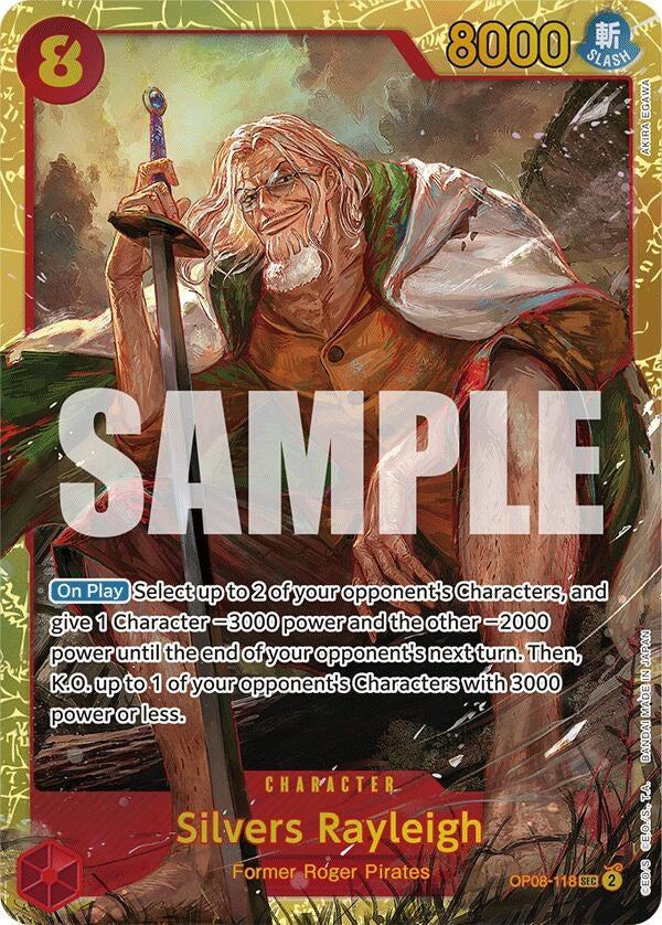 Silvers Rayleigh (8118) (OP08) - One Piece Card Game Single