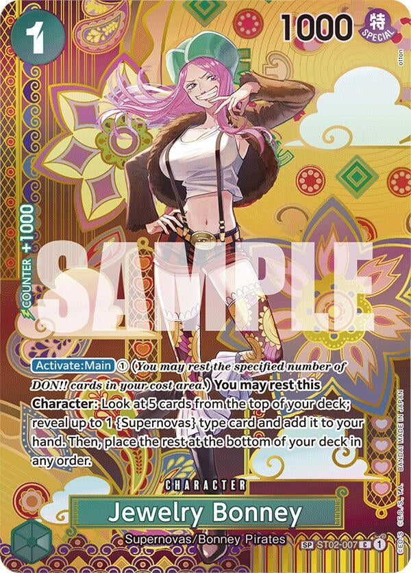 Jewelry Bonney (SP) (2007) (OP08) - One Piece Card Game Single