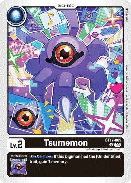 Tsumemon (17005) [BT17] - Digimon Card Game Single