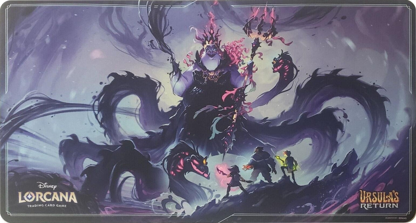 Disney Lorcana: Ursula - Sea Witch Queen Playmat (Participant) [RP] - Playmats Sealed