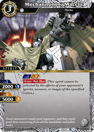 Mechannoneer Macclir (5059) [BSS05] - Battle Spirits Saga Single