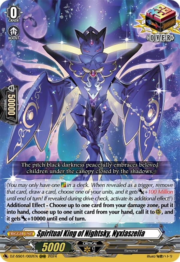 Spiritual King of Nightsky Nyxlaszelia (1002) [DZ-SS01] - Cardfight Vanguard Single