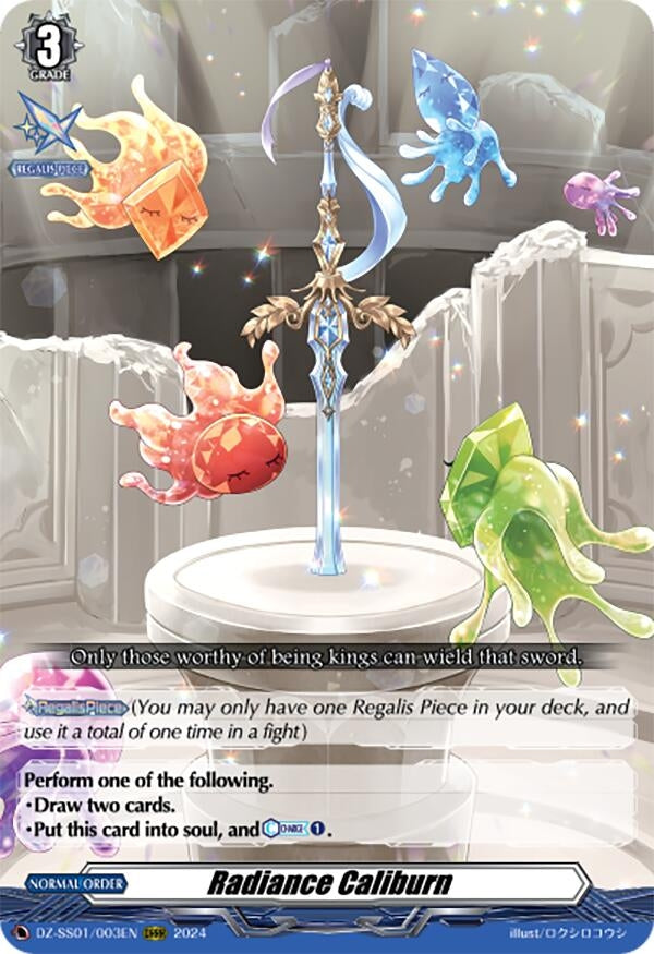 Radiance Caliburn (1003) [DZ-SS01] - Cardfight Vanguard Single
