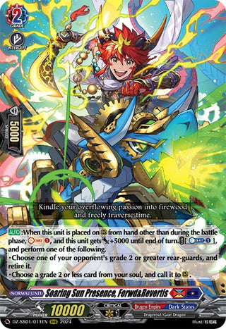 Soaring Sun Presence Forwd&Revertis (1011) [DZ-SS01] - Cardfight Vanguard Single