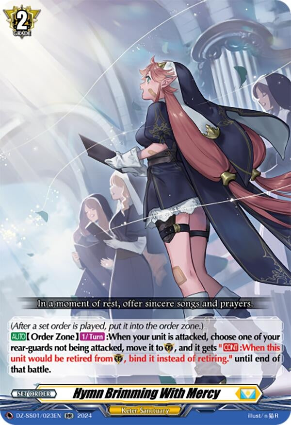 Hymn Brimming With Mercy (1023) [DZ-SS01] - Cardfight Vanguard Single