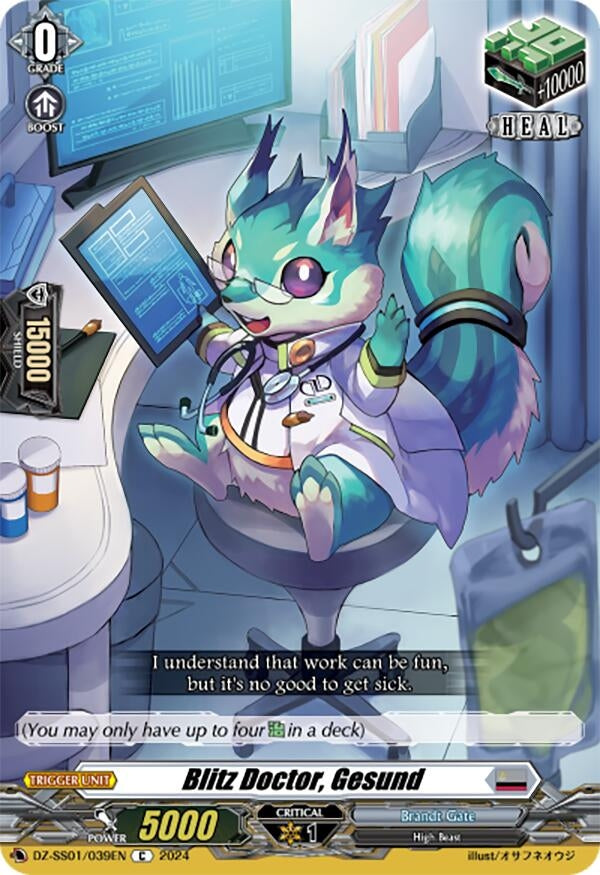 Blitz Doctor Gesund (1039) [DZ-SS01] - Cardfight Vanguard Single